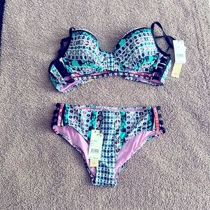 Nanette Lenore Swim suit size M with tags